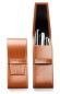 Preview: Schreibgeräteetui TRIO CAMBRIDGE Top Grain Leder hellbraun